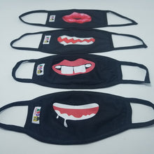 Load image into Gallery viewer, Teen Washable Ugly Mouth Face Mask
