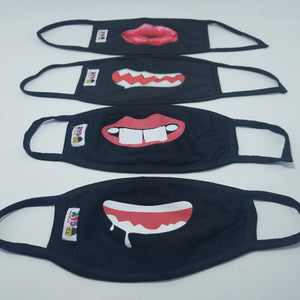 Teen Washable Ugly Mouth Face Mask